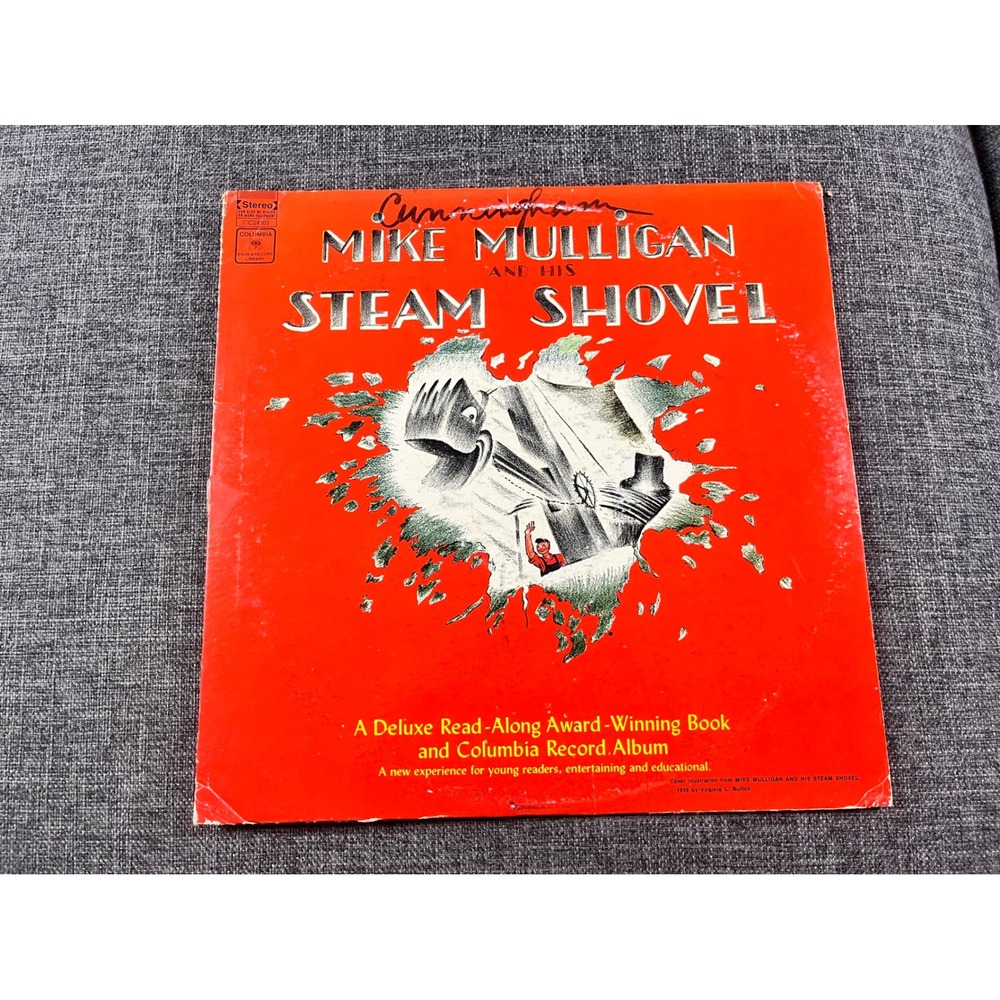 Mike Mulligan and His Steam Shovel Vinyl LP Columbia Record CC 24502 Vintage